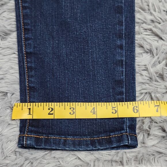 Tommy Hilfiger Jeans Womens Size 6 Regular 6R Skinny Fit Mid Rise Blue Dark Wash - Picture 9 of 12